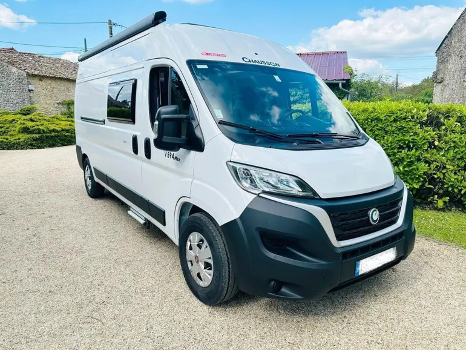 Fourgon Chausson v594 max sur Porteur Fiat Ducato